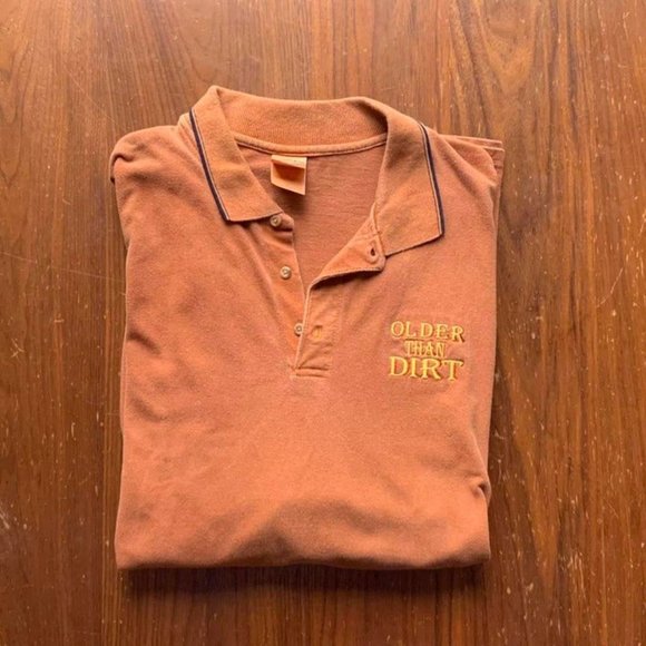 Older than dirt button up collared shirt - Picture 2 of 4